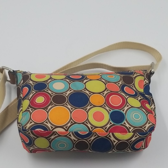 Lily Bloom Multicolor Retro Circle Crossbody Bag - Picture 5 of 9